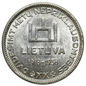 Litwa 10 litu 1938 Antanas Smeteona