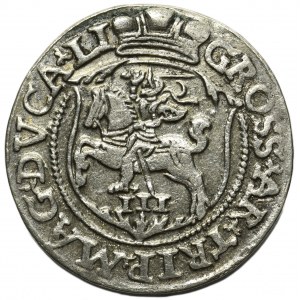 Zygmunt II August, Trojak Wilno 1563 -LI