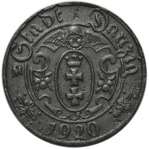 Gdańsk 10 fenigów 1920 - 54 perełki