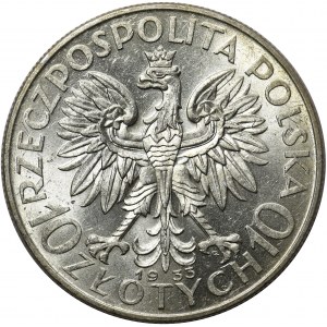 Głowa Kobiety 10 złotych 1933 