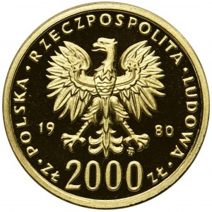 Kazimierz Odnowiciel - 2.000 złotych 1980