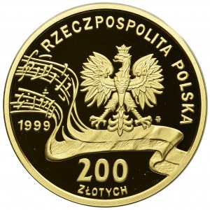 150 Rocznica śmierci Fryderyka Chopina - 200 złotych 1999