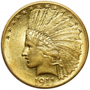 USA - 10 dolarów 1911, Filadelfia - Indian Head