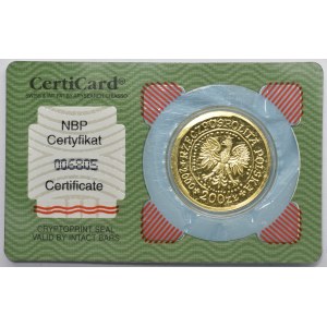 Orzeł Bielik - 200 złotych 2000 - Nakład 500 sztuk