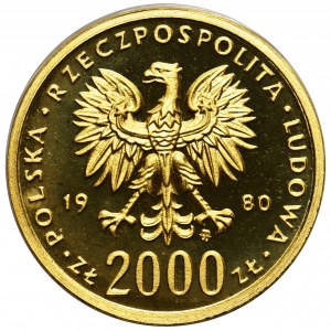 Kazimierz Odnowiciel - 2.000 złotych 1980