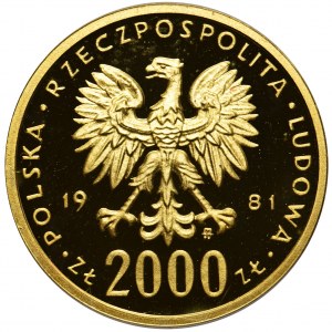 Bolesław II Śmiały - 2.000 złotych 1981