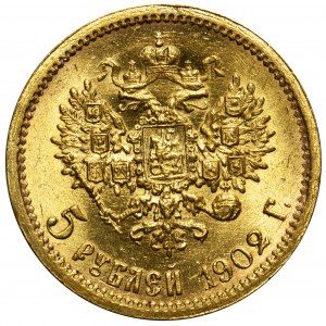 Russia - 5 rubles 1902 AГ Petersburg 