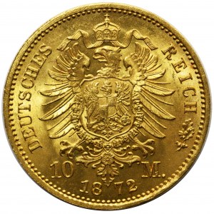 Germany - Prussia Wilhelm I - 10 marek 1872 A Berlin