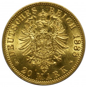 Niemcy - Prusy Fryderyk III - 20 marek 1888 A 