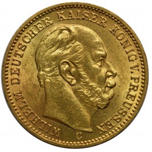 Germany - Prussia Wilhelm I - 20 marek 1872 C Frankfurt