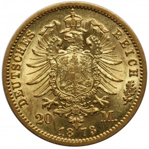 Germany - Prussia Wilhelm I - 20 marek 1873 C Frankfurt