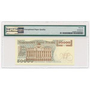 50.000 złotych 1989 -AA- PMG 66 EPQ