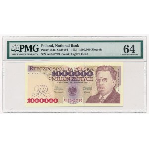 1 milion złotych 1993 -A- PMG 64 