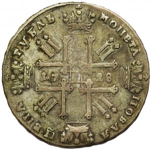 Russia Peter II - Rubel 1728 Mosov