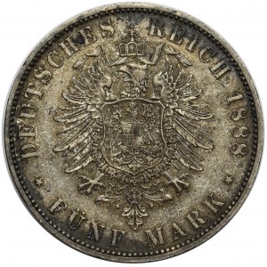 Germany - Prussia Friedrich III - 5 mark 1888 A 