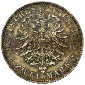 Niemcy - Prusy Fryderyk III - 2 marki 1888 A