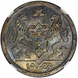 Wolne Miasto Gdańsk - 2 guldeny 1923 - NGC MS61