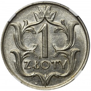 1 złoty 1929 - NGC AU58