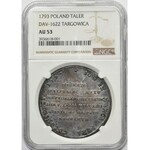 Poniatowski, Talar Targowica 1793 - NGC AU53