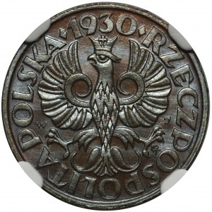 2 grosze 1930 - NGC MS67 BN - pokazowa sztuka