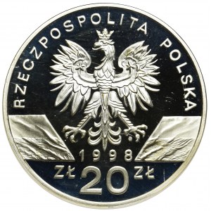 20 złotych 1998 - Ropucha Paskówka - GCN PR70