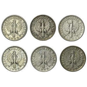 ZESTAW - Żniwiarki - 6 szt. - 2 złote 1924/5 