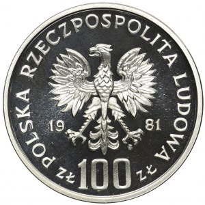 100 złotych 1981 - Ochrona Środowiska Koń