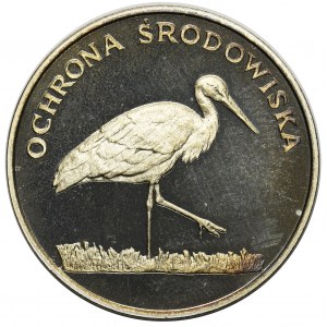 100 złotych 1982 - Ochrona Środowiska Bocian