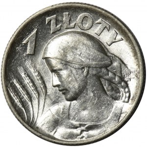 Kobieta i kłosy 1 złoty 1925 