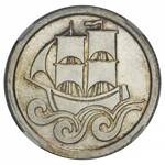 Wolne Miasto Gdańsk - 1/2 guldena 1923 NGC PF64 - stempel lustrzany 