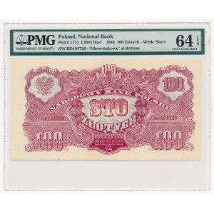 100 złotych 1944 ...owe -Rd- PMG 64 EPQ - seria zastępcza