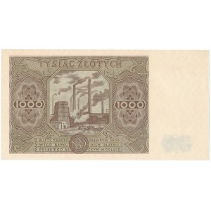 1.000 złotych 1947 -Ł- PIĘKNY