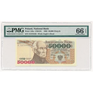 50.000 złotych 1993 -S- PMG 66 EPQ
