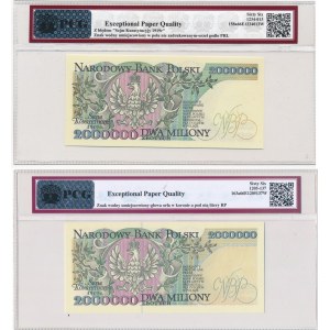Parka - 2 miliony złotych 1992 i 1993 -A- PCG 66 EPQ