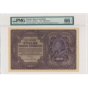 1.000 marek 1919 -II Serja W- PMG 66 EPQ