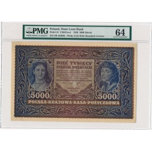 5.000 marek 1920 - II Serja B - PMG 64