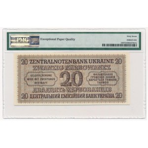 Ukraine 20 karbovantsiv 1942 - PMG 67 EPQ