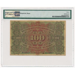 Niemcy Wschodnia Afryka - 100 rupii 1905 - PMG 30