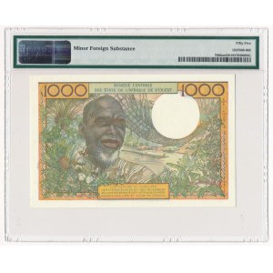 West African States - Senegal - 1.000 francs (1959/65) - PMG 55