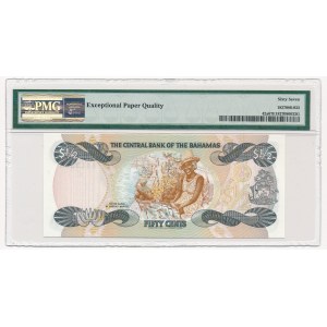 Bahamas Queen Elizabeth - 1/2 dollar 1984 - PMG 67 EPQ