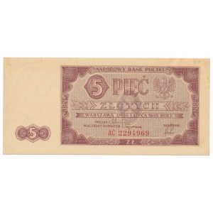 5 złotych 1948 -AC- 