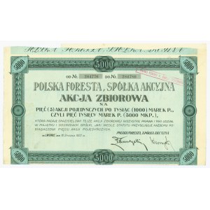 POLSKA FORESTA - 5 x 1.000 marek - rzadki nominał