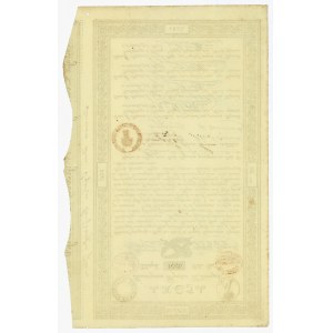 Towarzystwo Wyrobów Zbożowych - 100 złotych 1825 rok - pięknie zachowana