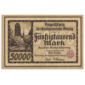 Danzig 50 000 mark 1923
