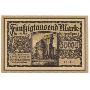 Danzig 50 000 mark 1923