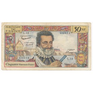 Francja - 50 nowych franków 1959 