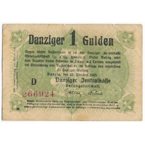Gdańsk 1 gulden 1923 - październik