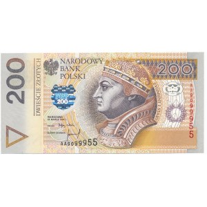 200 złotych 1994 -AA- ładny numer