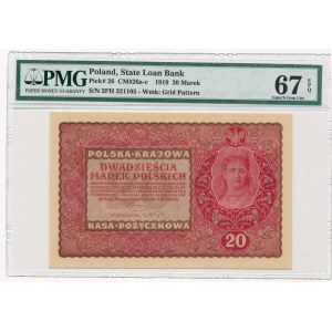 20 marek 1919 - II Serja FH - PMG 67 EPQ