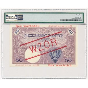 50 złotych 1919 Wzór A.26 - PMG 64 wyśmienity i rzadki